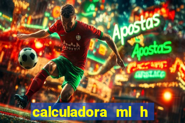 calculadora ml h para mcg kg min